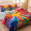 Thumbnail: Rainbow Sunrise Duvet Cover Set