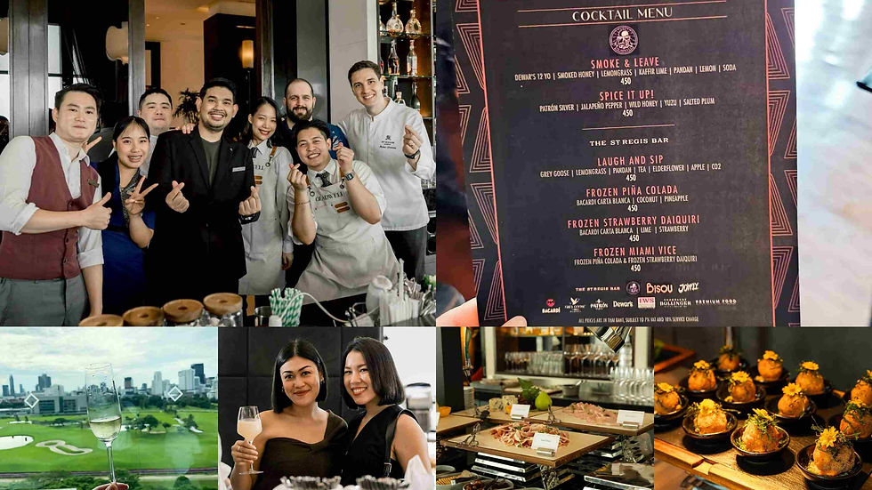 รีวิว The St. Regis Bar - Cocktails Tapas & Friends | ปาร์ตี้บ่ายวันอาทิตย์ โรงแรมเดอะ เซนต์รีจีส กรุงเทพ