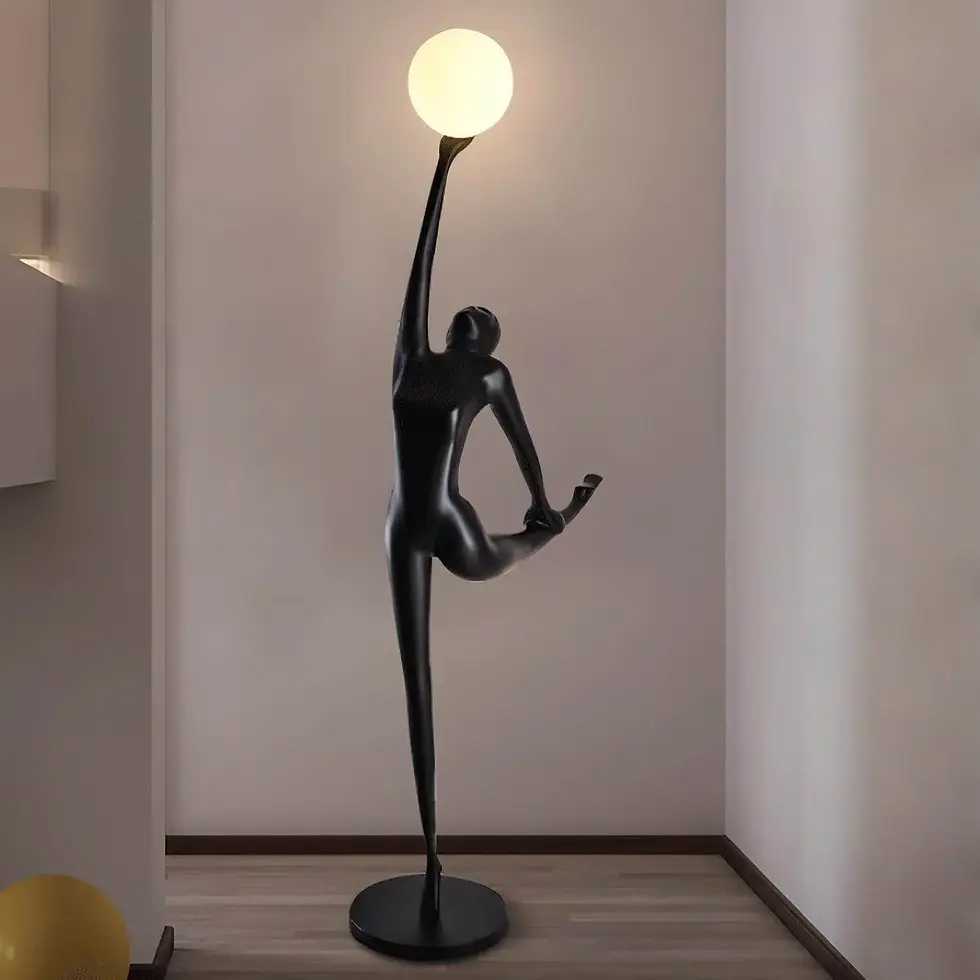 Thumbnail: Elvani Resin Floor Lamp