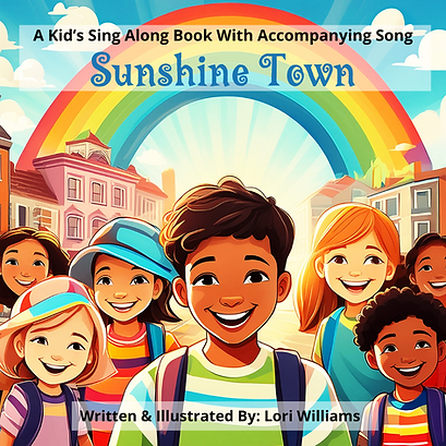 Sunshine Town Book Cover for Children by Lori Cameron