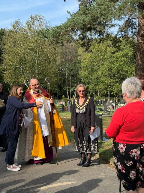 Consecration at Snatts Road Cemetery