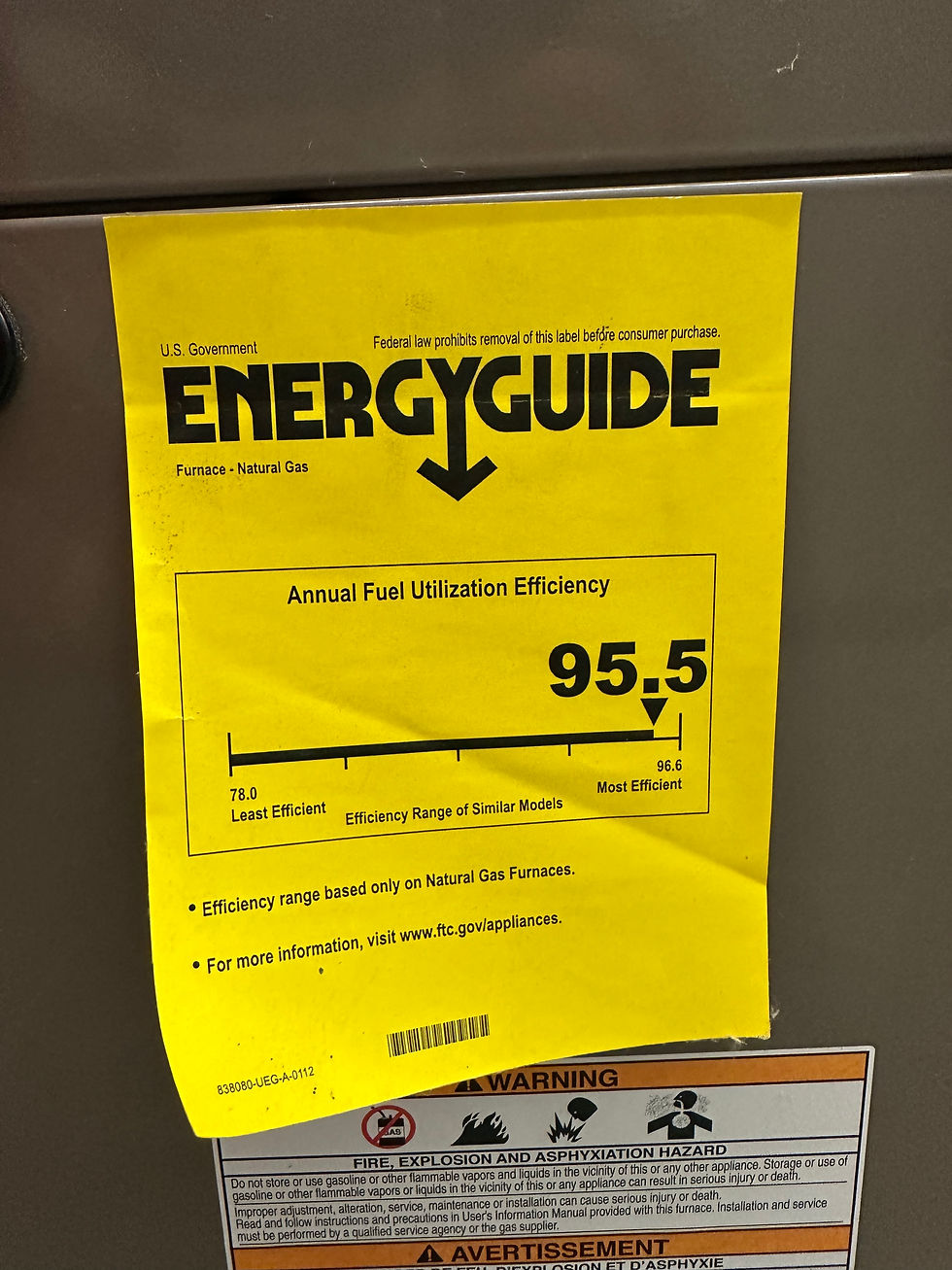 Thumbnail: York High-Efficiency 40,000 BTU Natural Gas Furnace