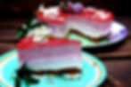 Jahodovo-bezový cheesecake 24 cm
