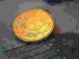 moeda de 50 centavos de euro