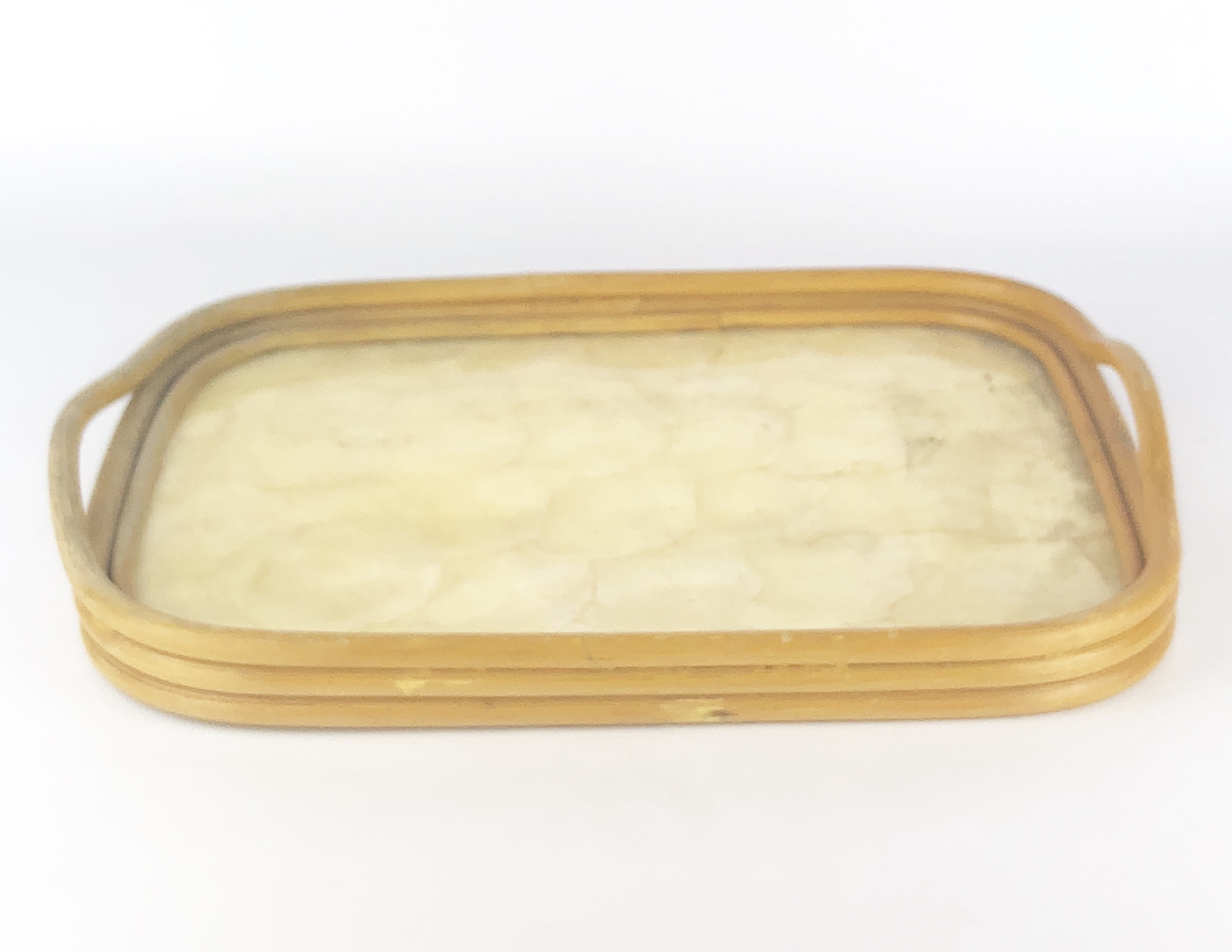 Capiz Shell/Bamboo Tray