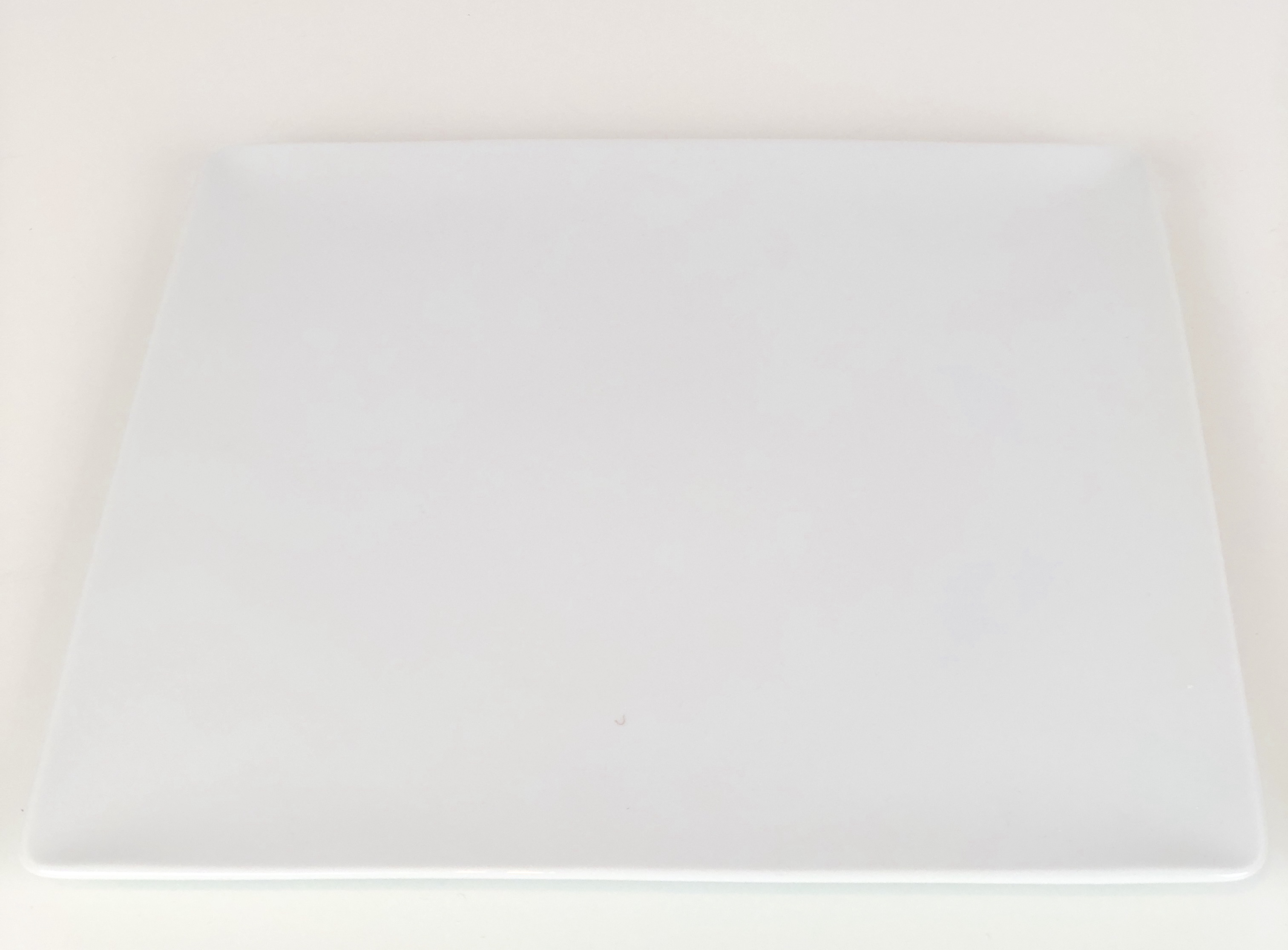 Flat White Square Plate