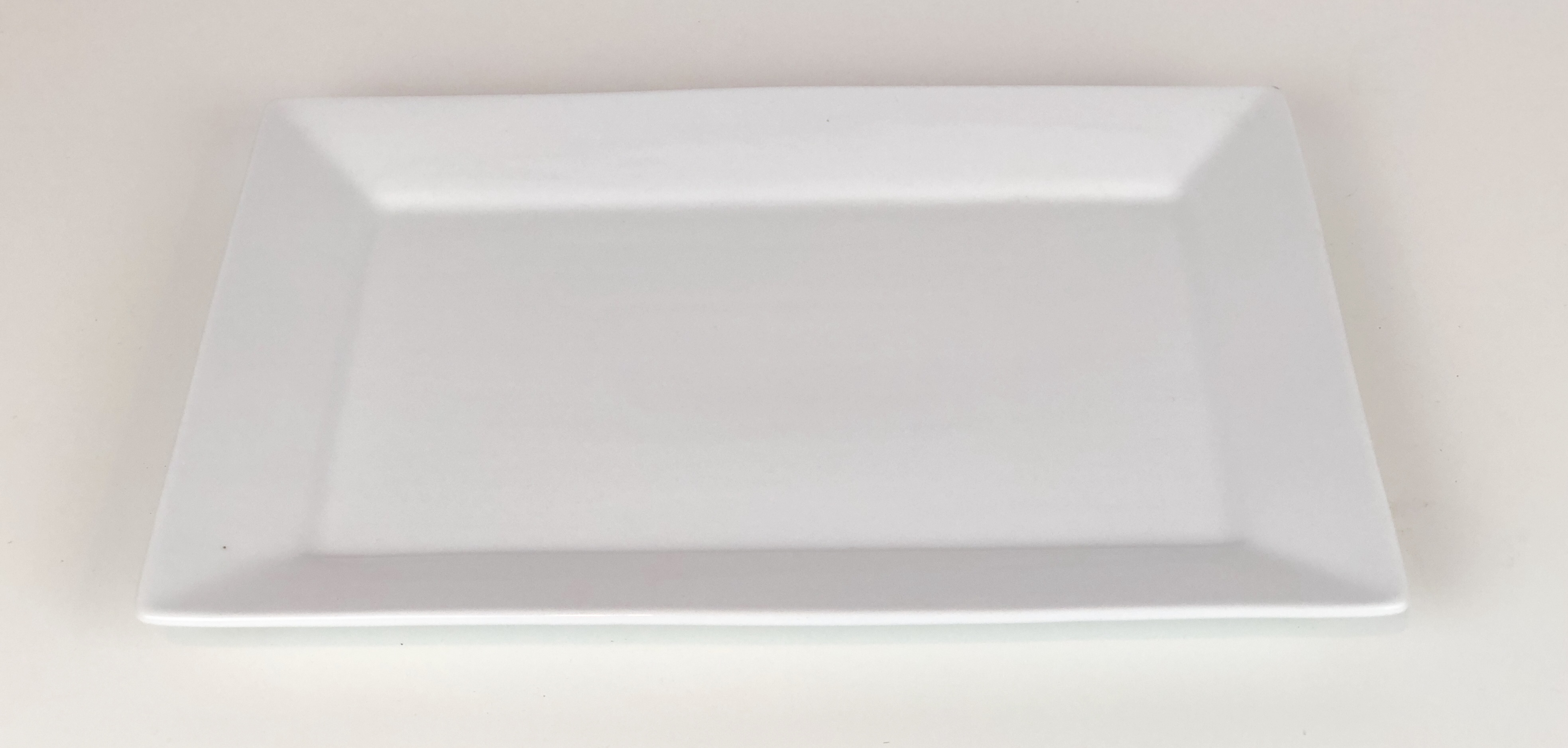 White Rectangle Plate