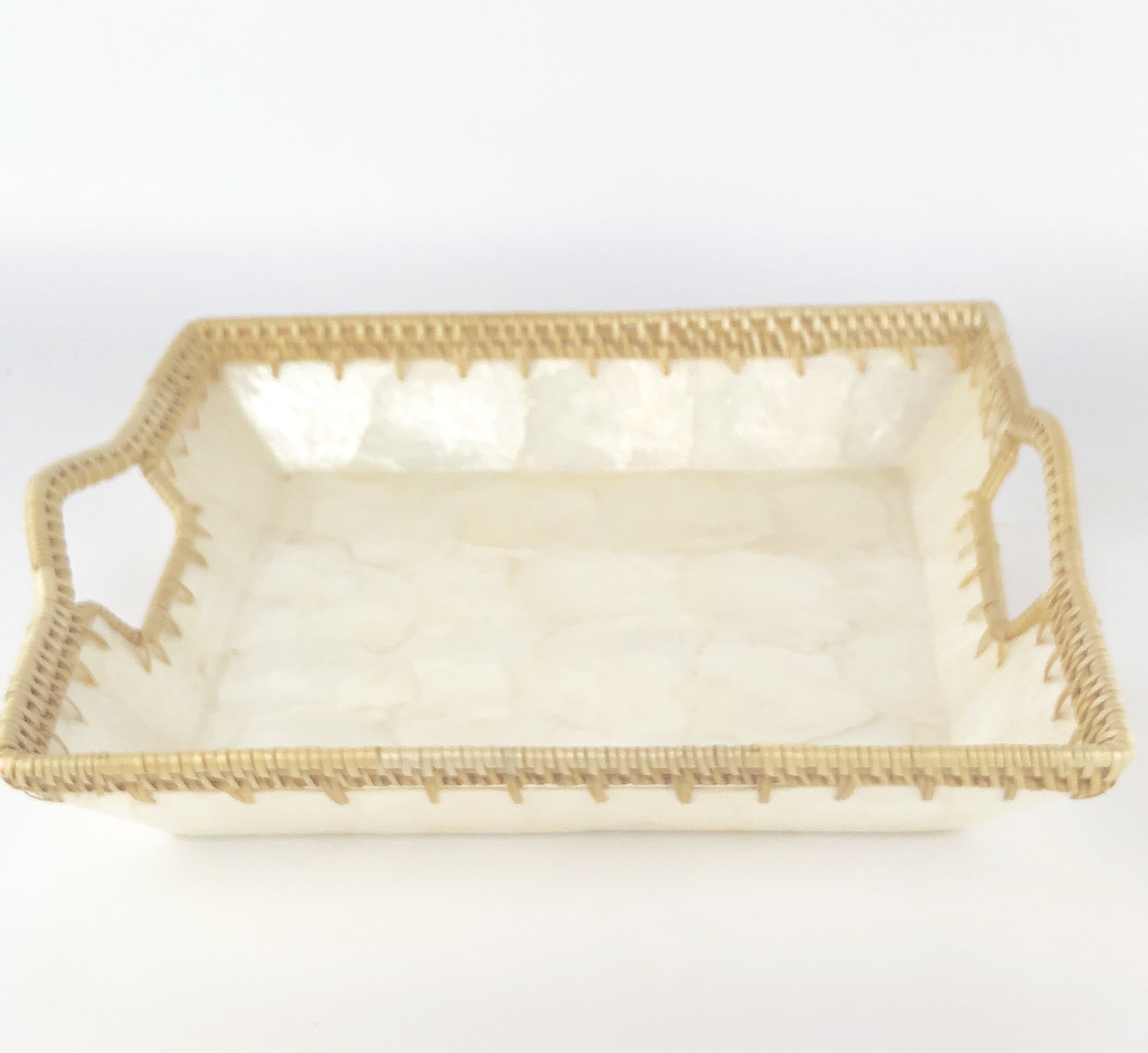 Capiz Shell Square Tray