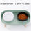الصورة المصغرة: Cat Double Bowls Feeder Adjustable Height Pet Cats Drinker Water Bowl Elevated F
