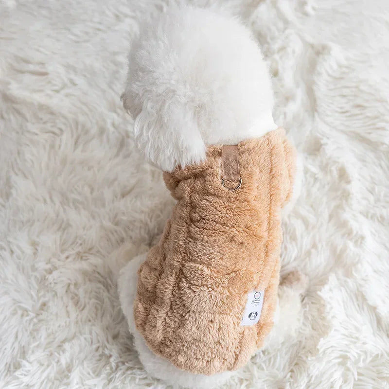 Miniatura: Soft Fleece Dog Clothes Winter Warm Puppy Kitten Pullover Pet Clothes for Small 