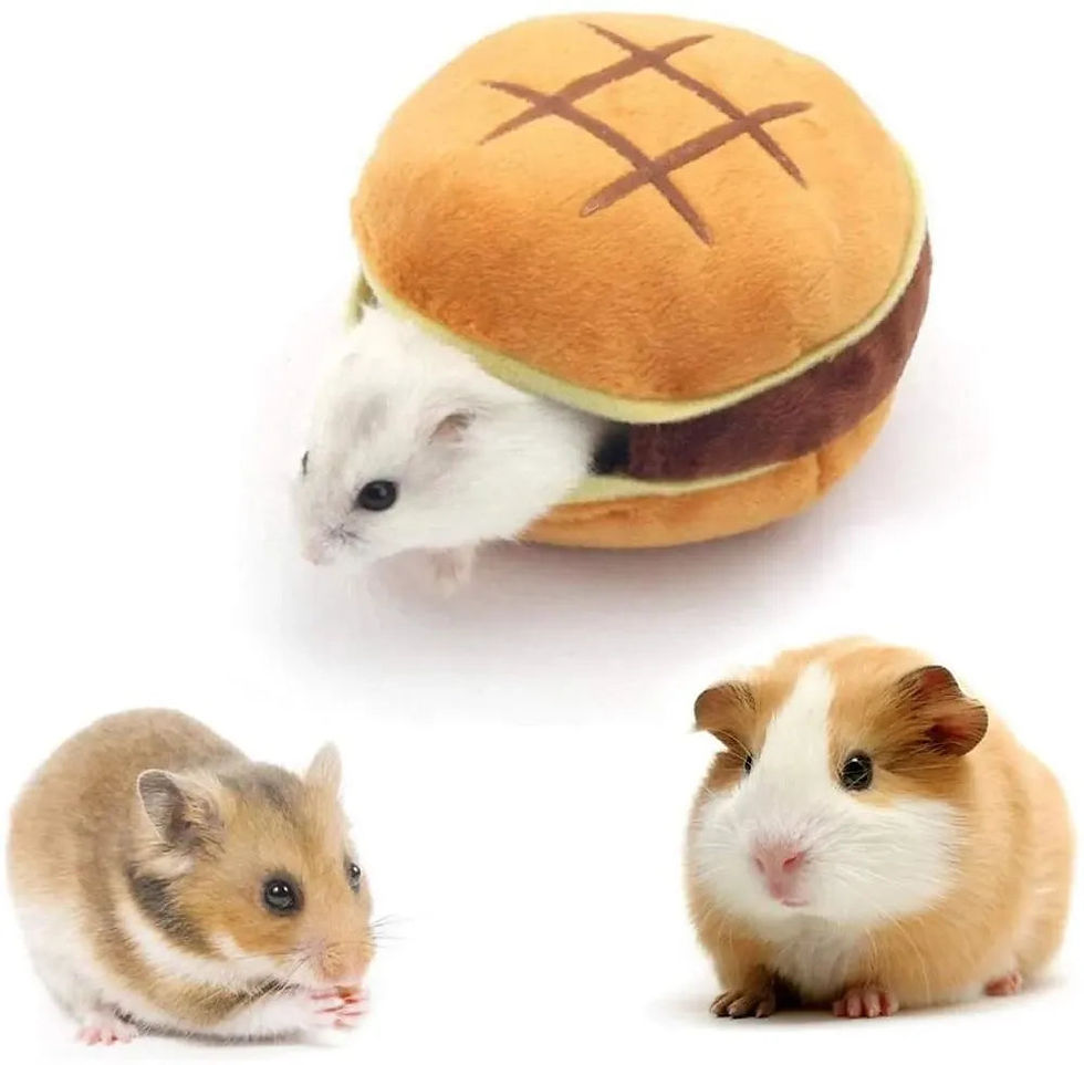 Miniatura: Hamster Soft Warm Bed Rat Hammock Pig Squirrel Winter Pet Toy Hamster Cage House