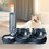 Miniature : Pet Cat Bowl Automatic Feeder 3-in-1 Dog Cat Food Bowl With Water Fountain Doubl