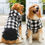 Miniature : Dog Winter Coat  Pet Jacket Plaid Reversible  Vest Cold Weather Dog Clothes Pet 