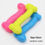 الصورة المصغرة: Pet Toys for Small Dogs Rubber Bite Resistance Dog Toy Teeth Cleaning Chew Train