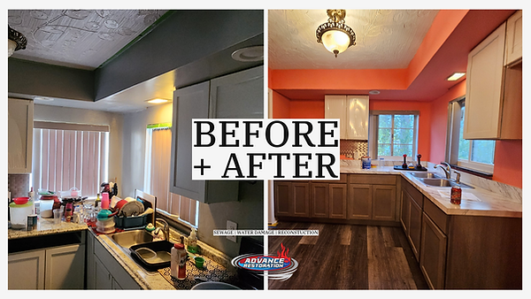 Sewage Decontamination and Water Damage Restoration in Oak Park Michigan by ADVANCE RESTORATION