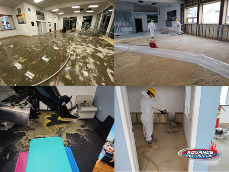 Water Damage & Mold Damage Restoration at a Marina in St. Clair Shores, Michigan by ADVANCE RESTORATION.