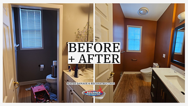 Before and After Disaster Restoration Services were performed on a home in Northville, Michigan for water damage and mold damage.