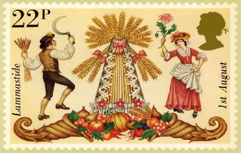 UK Postage Stamp Celebrating Lammastide