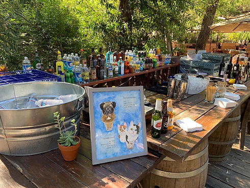 alcohol, bar menu, bar rental setup, bartending service, los angeles