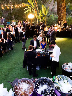 Houdini Estate Main Lawn Bar Setup