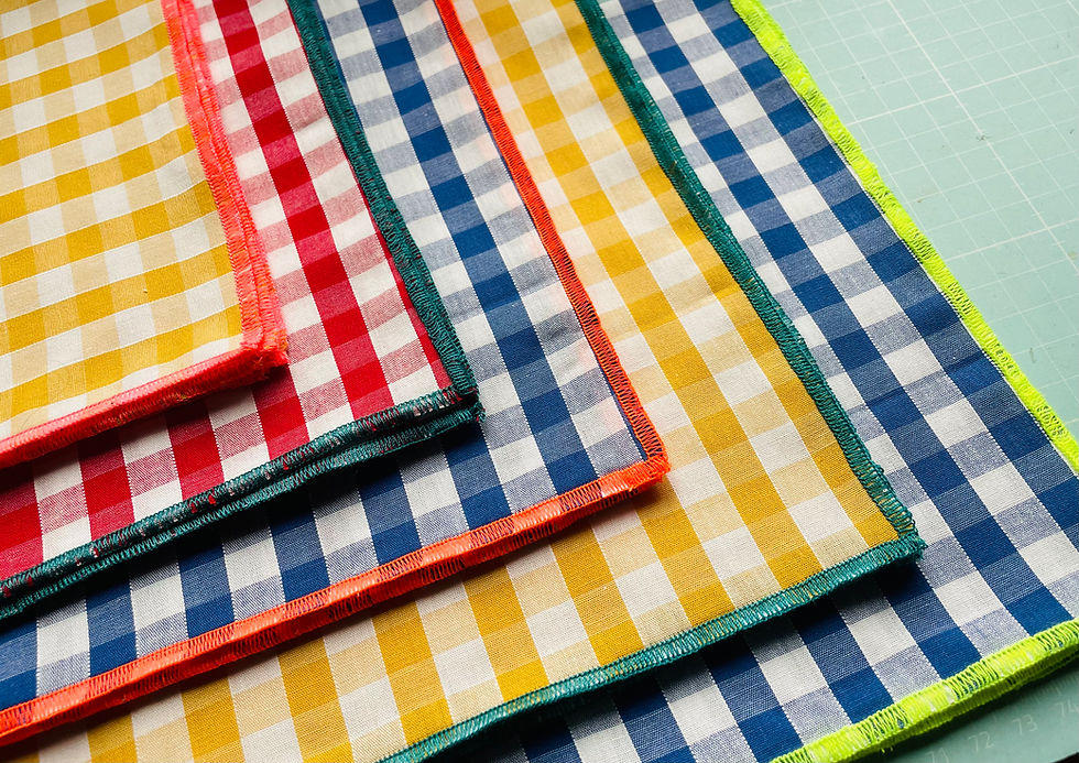 Miniature : Serviette de table en Vichy 