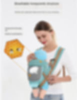 Thumbnail: Baby Front Carrier Waist Stool, Multifunctional Design