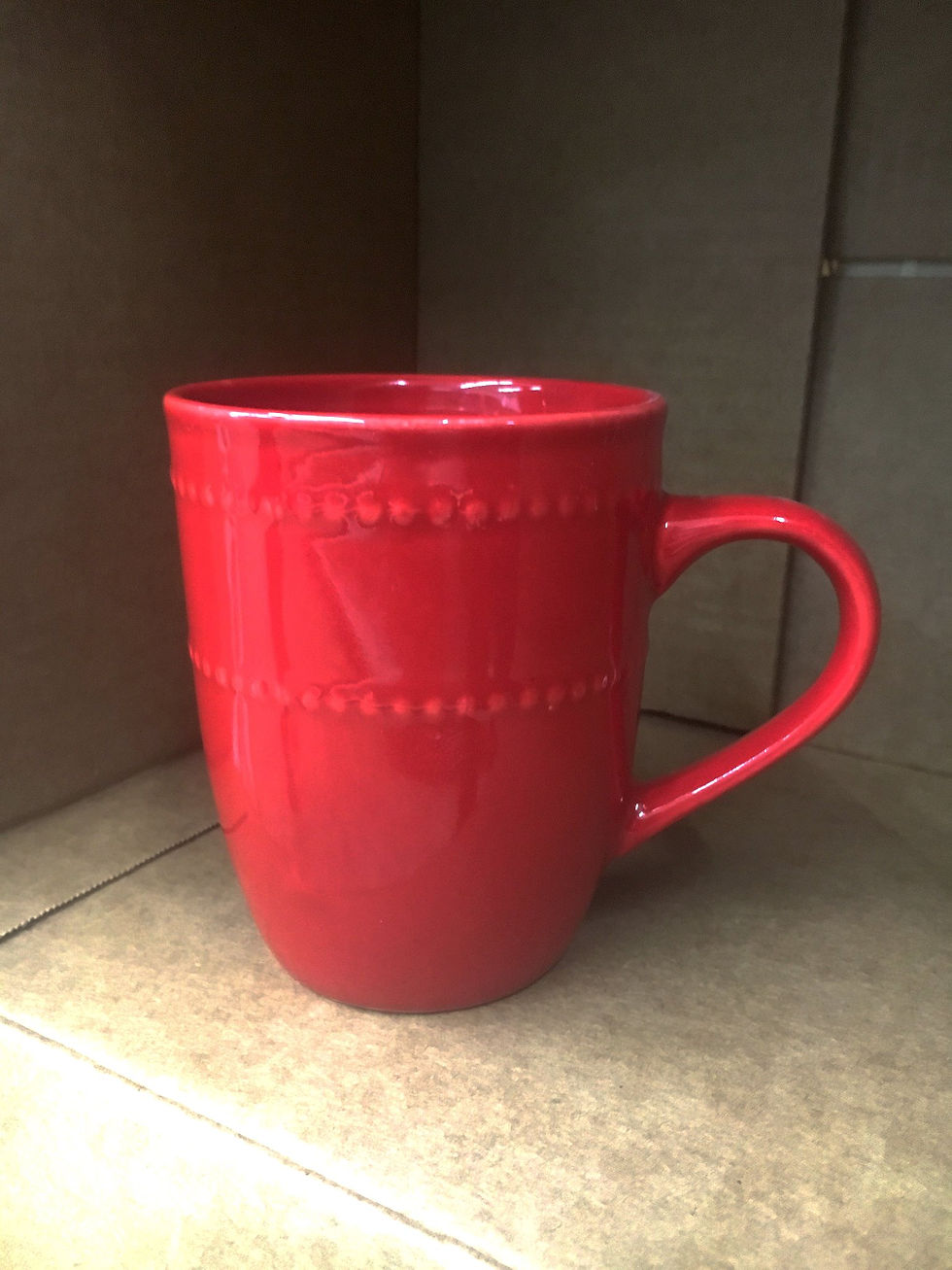 Ceramic Red Abbey Mug