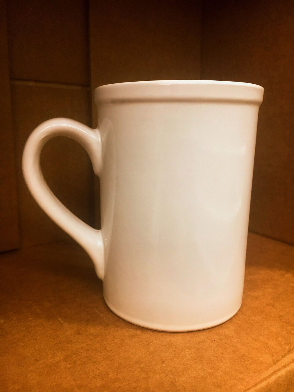 Ceramic Stright White Mug