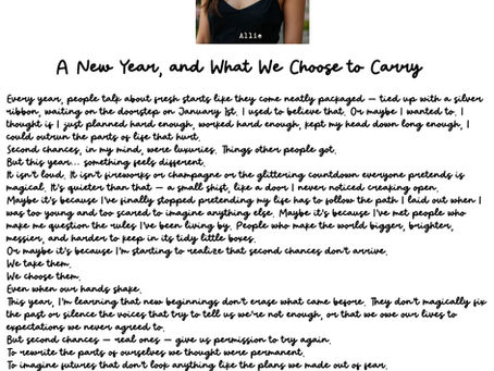 New Year, New Chances