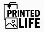 Printed Life logo for custom 3D printed photographs and lithophanes