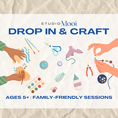 Drop in & craft at Studio Mooi Toronto