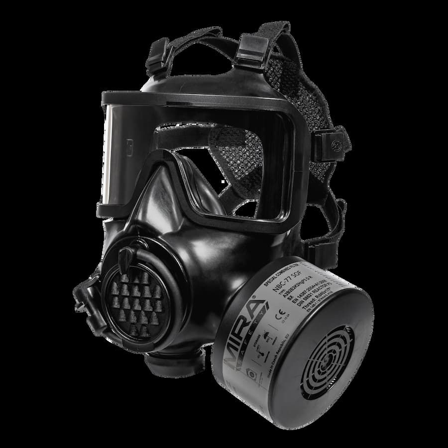 Thumbnail: Interior of CM‑8M showing oronasal cup and inner mask design