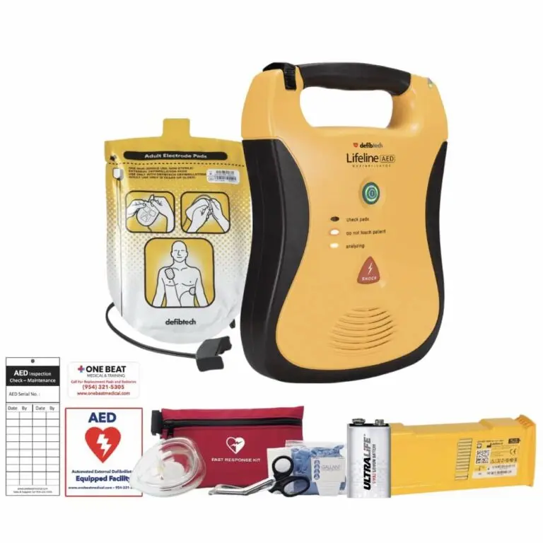 Defibtech Lifeline AED semi-automatic defibrillator