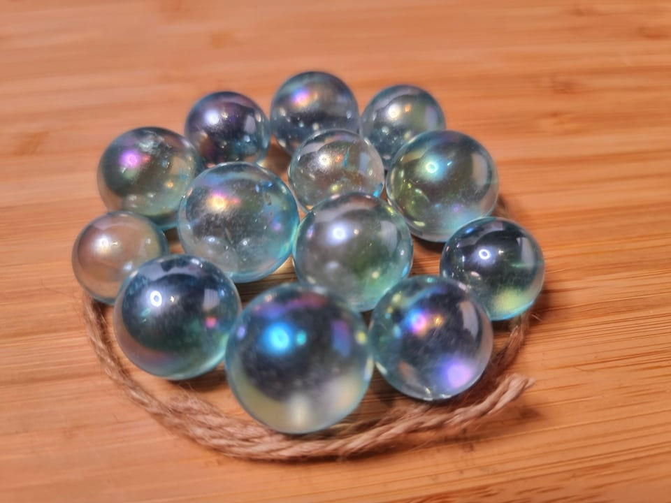 Aura Blue Quartz Small Spheres