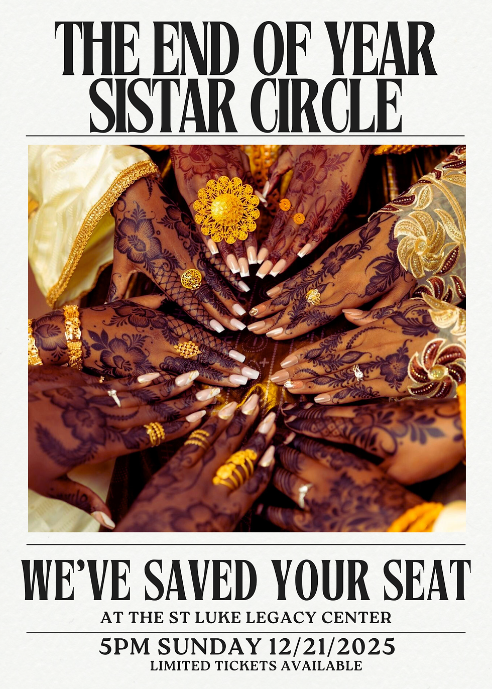 End of Year Sistar Circle