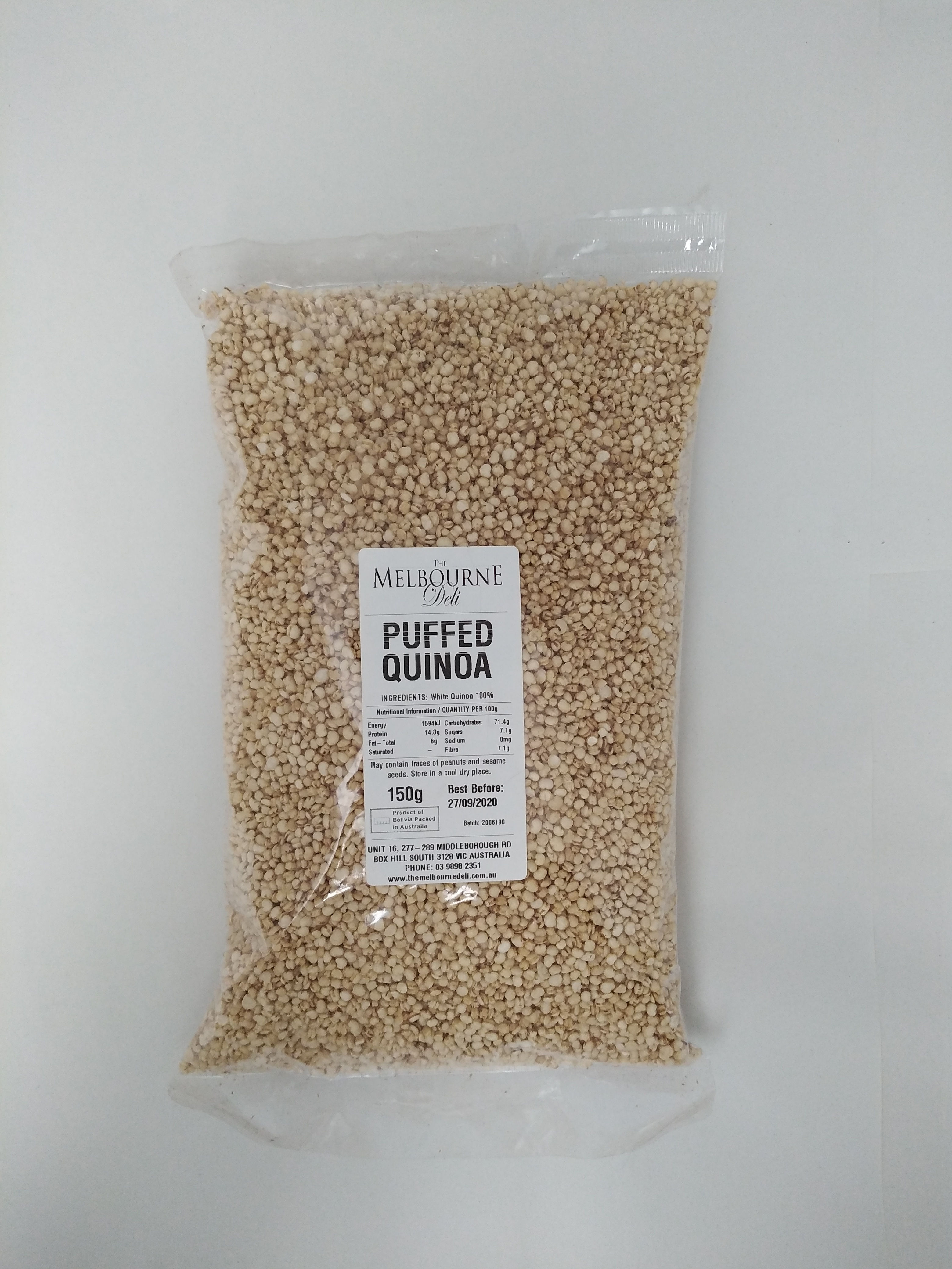Quinoa Puffed Organic 150g