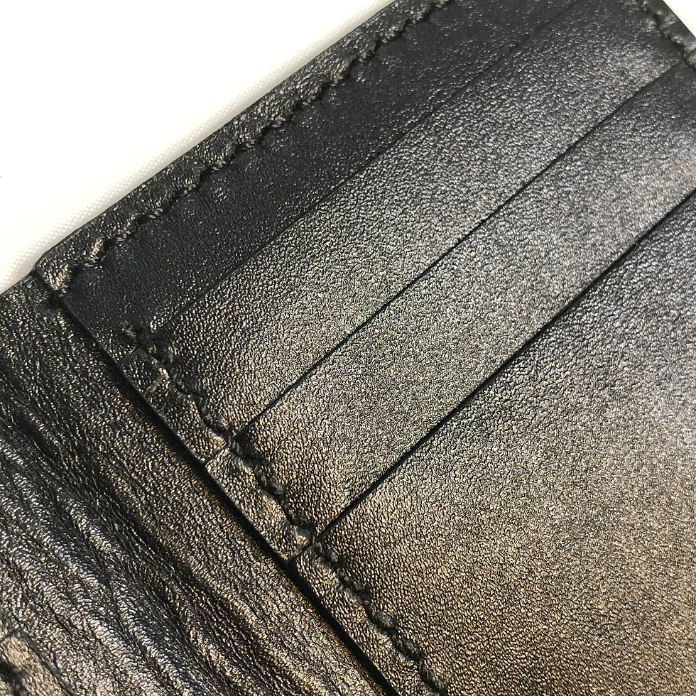 Thumbnail: Made-to-Order Black Canvas Vertical Wallet
