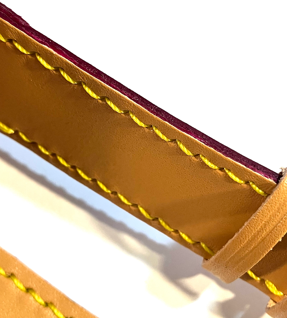 Thumbnail: Made-to-Order Genuine Vachetta Cowhide Watch Straps