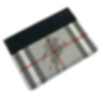 Thumbnail: READY-TO-SHIP Authentic Upcycled Vintage Grey Burberry Card Holder