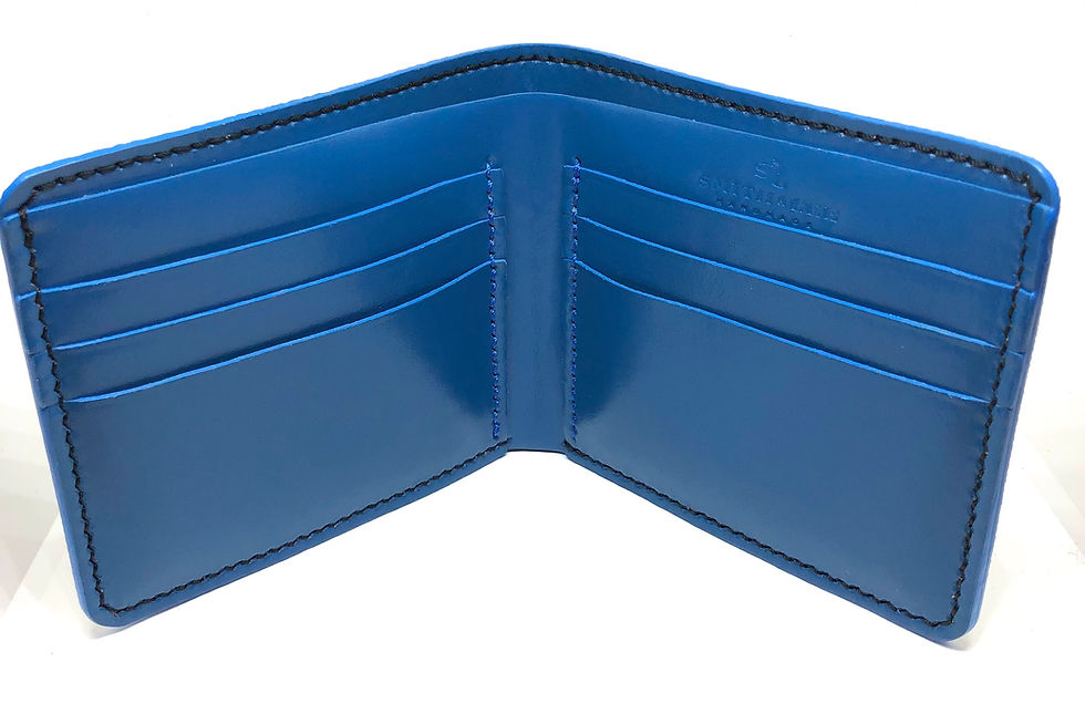 Thumbnail: Made-to-Order Black Checkered Slim Bifold