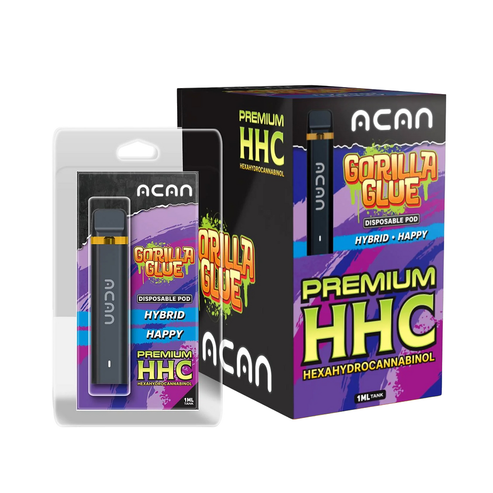 ACAN Gold HHC Gorilla Glue 1mL Disposable Vape