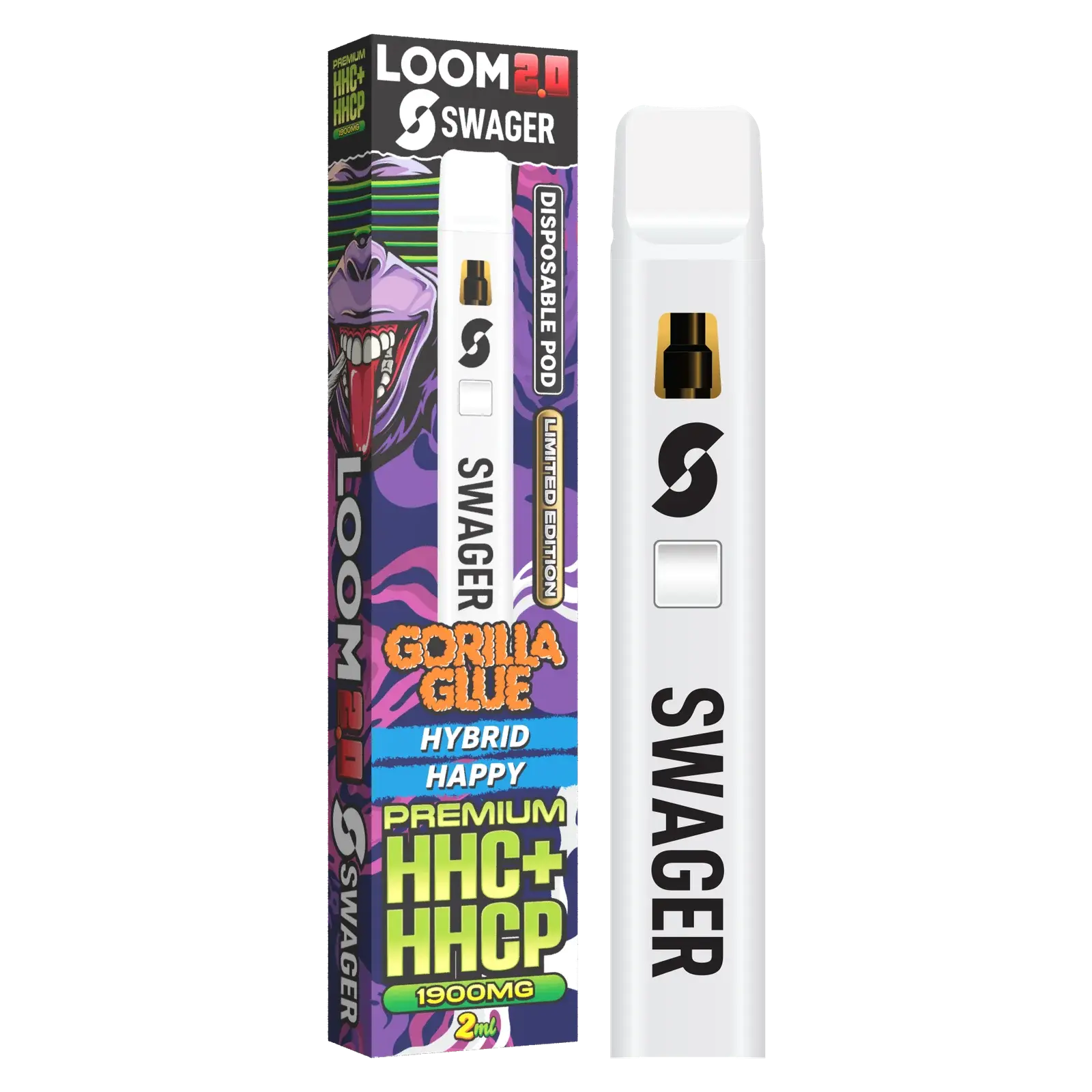 LOOM 2.0 Gorilla Glue HHC+HHCP 2mL Disposable Vape