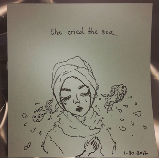 We all carry things inside 
that no one else can see. 
They hold us down like anchors 
then drown us