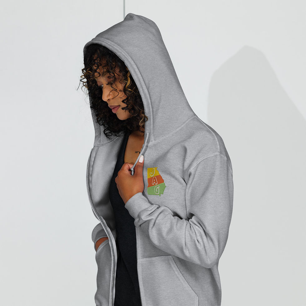 Thumbnail: JAG Logo Unisex heavy blend zip hoodie
