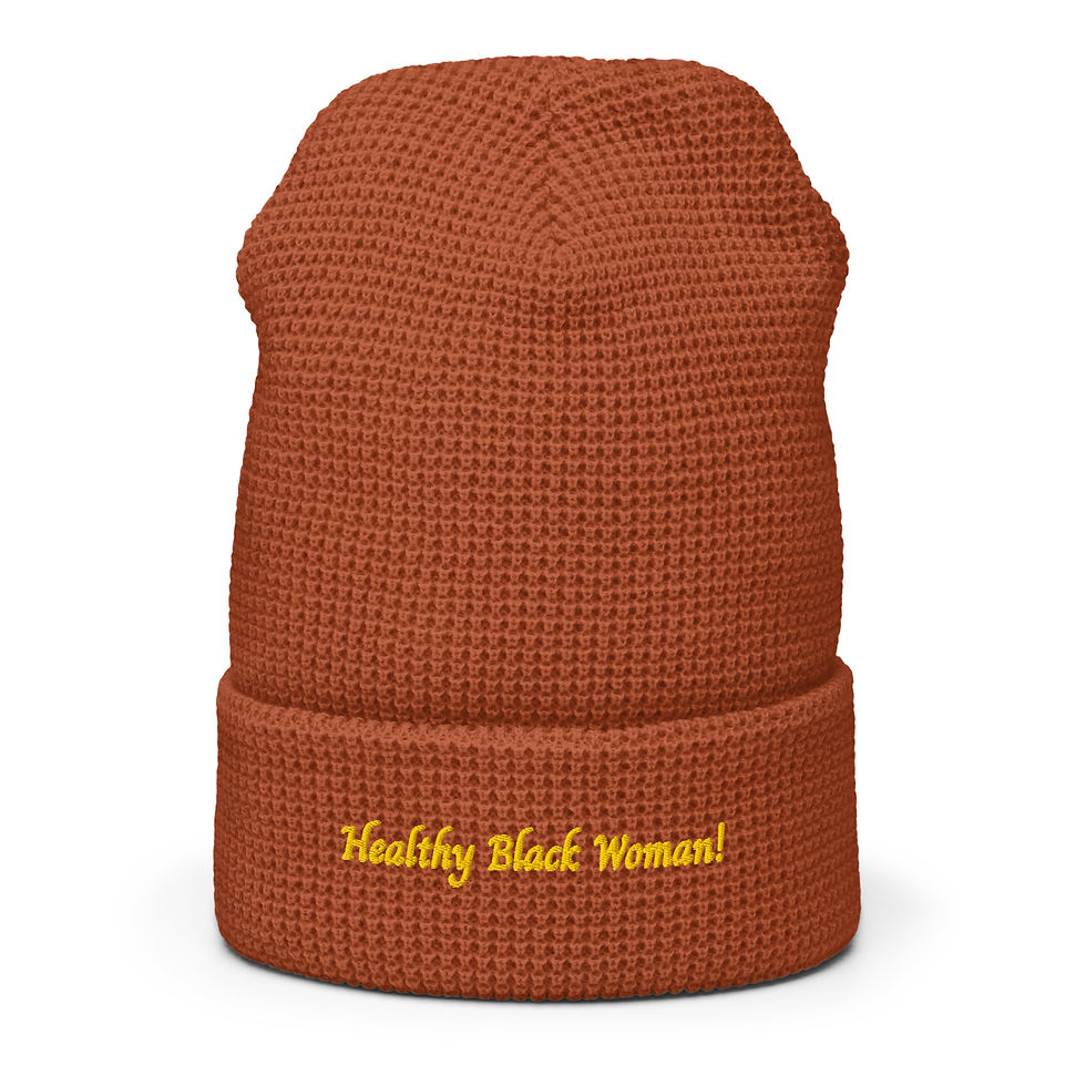 Thumbnail: Healthy Black Woman (double layer) beanie