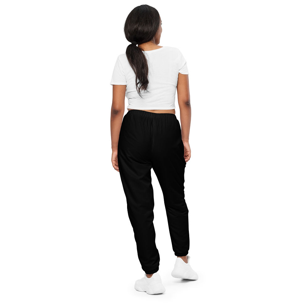Thumbnail: Black unisex track pants 
