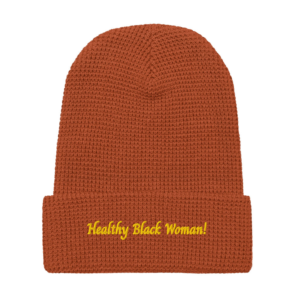 Thumbnail: Healthy Black Woman (double layer) beanie