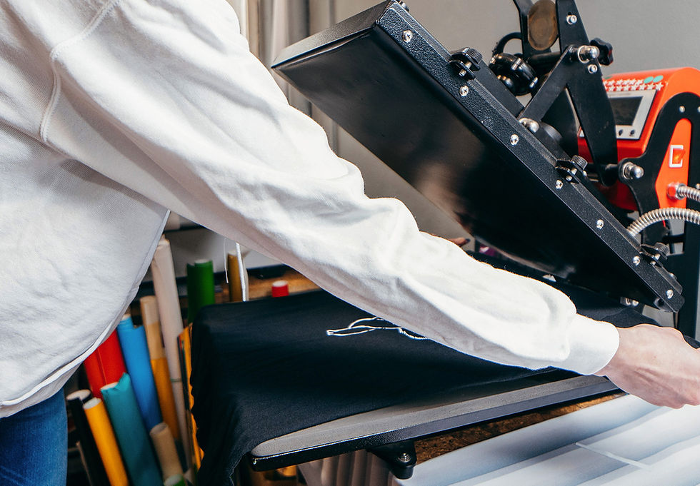 Heat Press of clothing