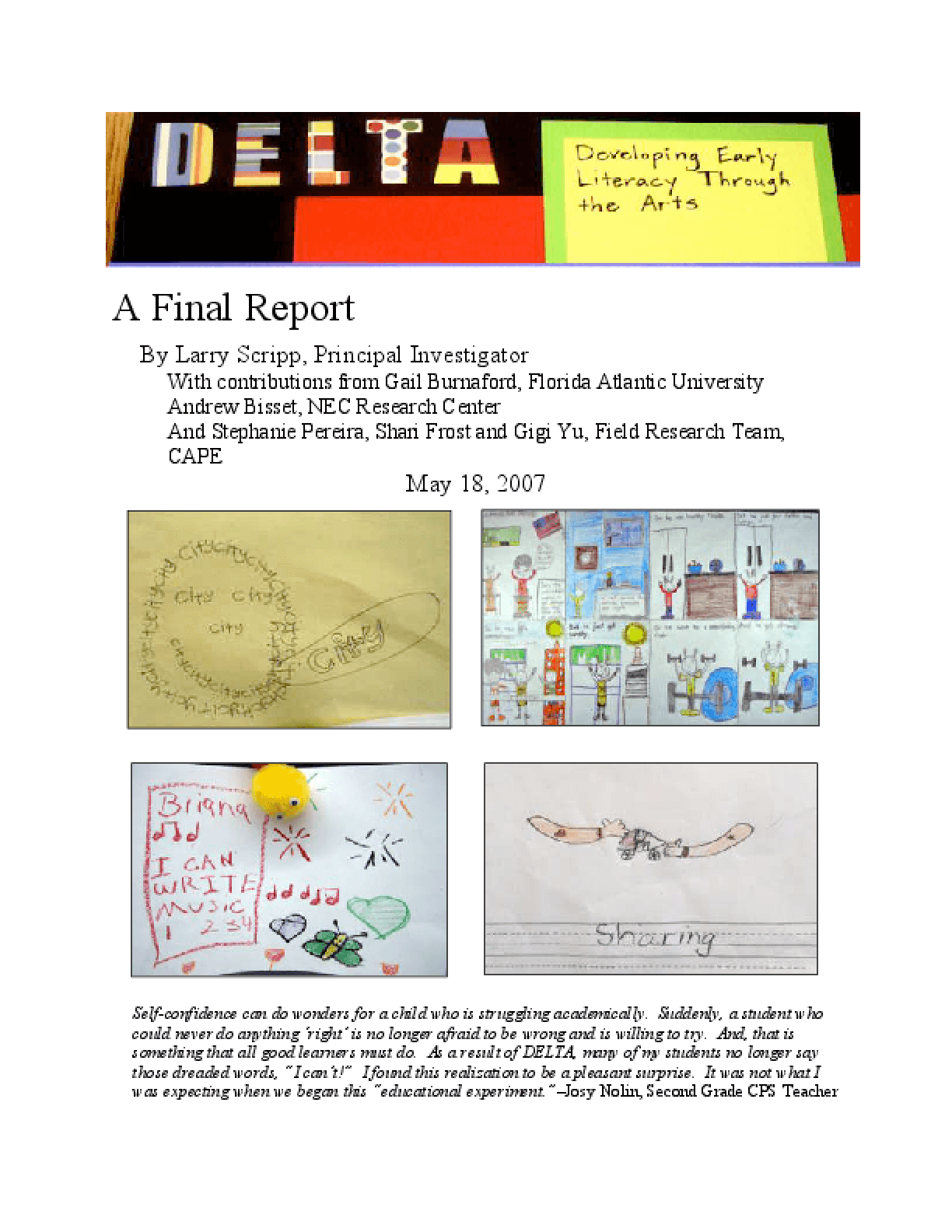 CAPE: Research Consultant