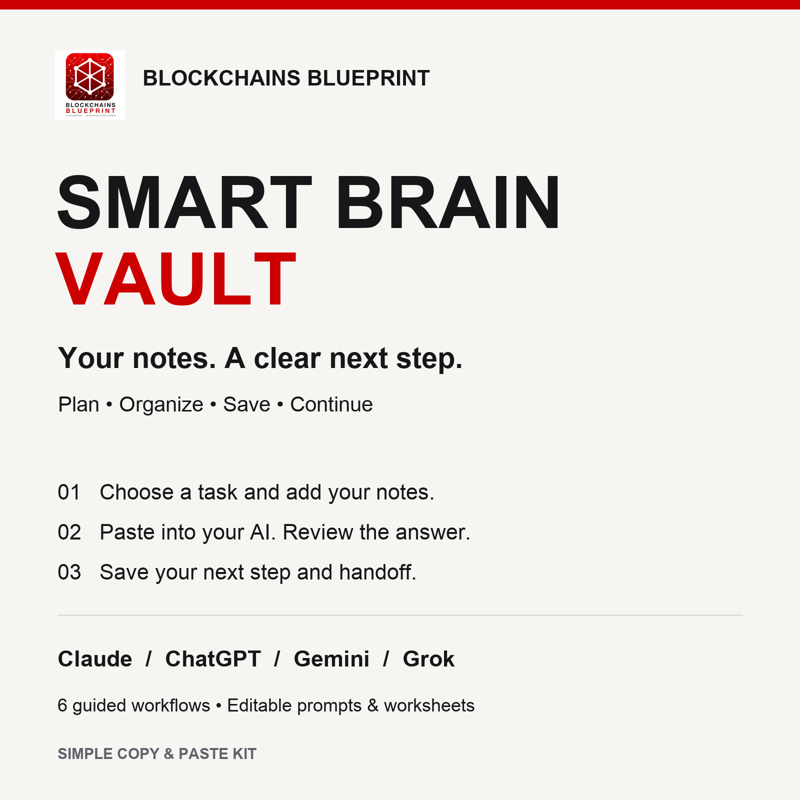 Smart Brain Vault — Claude, ChatGPT, Gemini & Grok